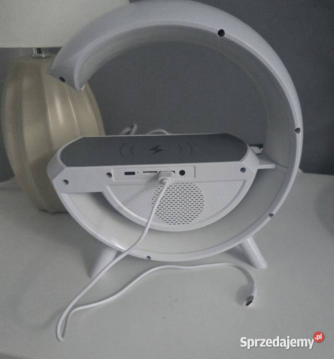 Lampka LED KOLOROWE Ładowarka Głośnik RGB RADIO Czarnków