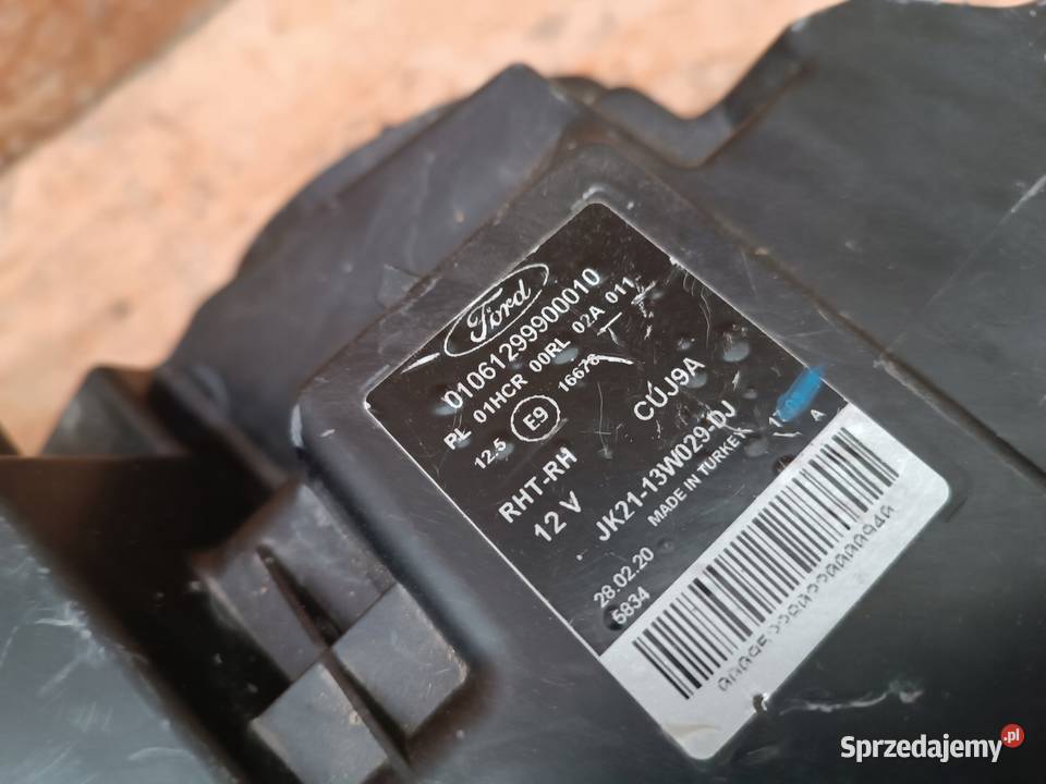 LAMPA REFLEKTOR PRAWY PRZÓD EU JK2113W029DJ FORD osobowe Nowy Tomyśl