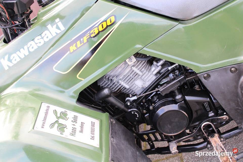 Quad Kawasaki KLF 300 4X4 z homologacją serwisowany w ASO