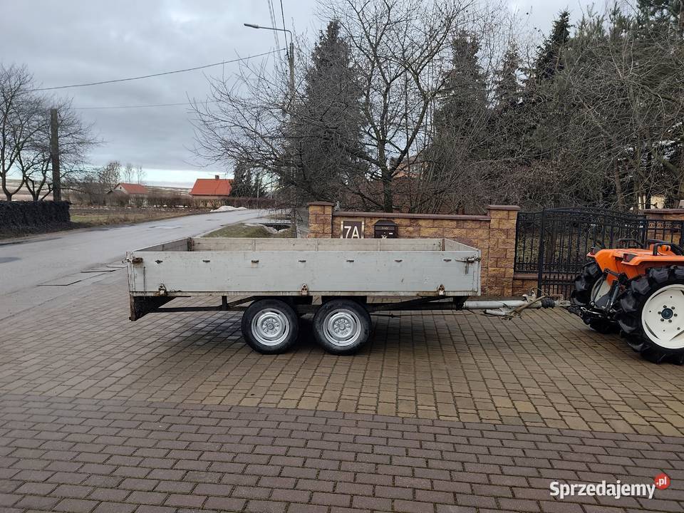 Przyczepa 315m x 155m DMC 2000 Zarejestrowana Burtowe i plandeki Wodzisław