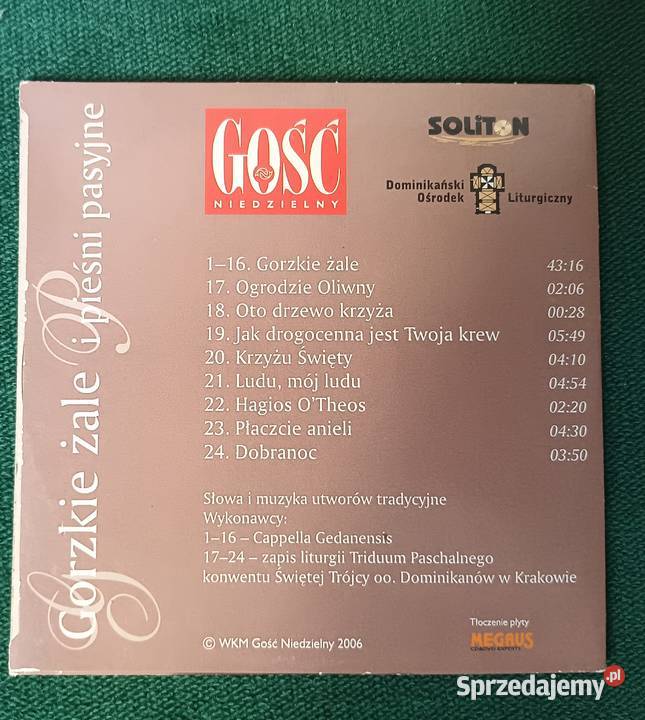 Gorzkie żale i pieśni pasyjne cd
