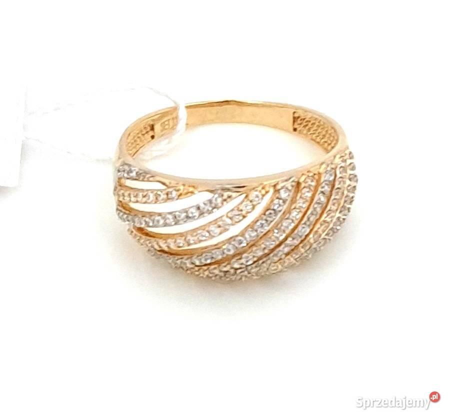 Pierścionek r15 Złoty pr333 sygnet Francuski Poznań