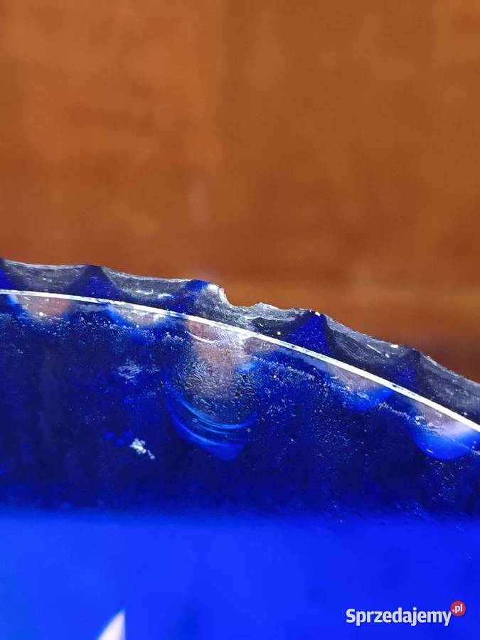 Wazon kobaltowy kryształ Chorzew