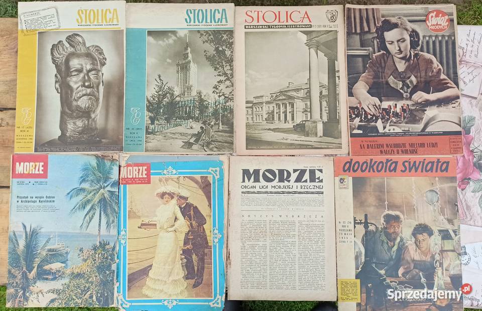 Stare kolorowe czasopisma z lat 19271986 różne Wieluń