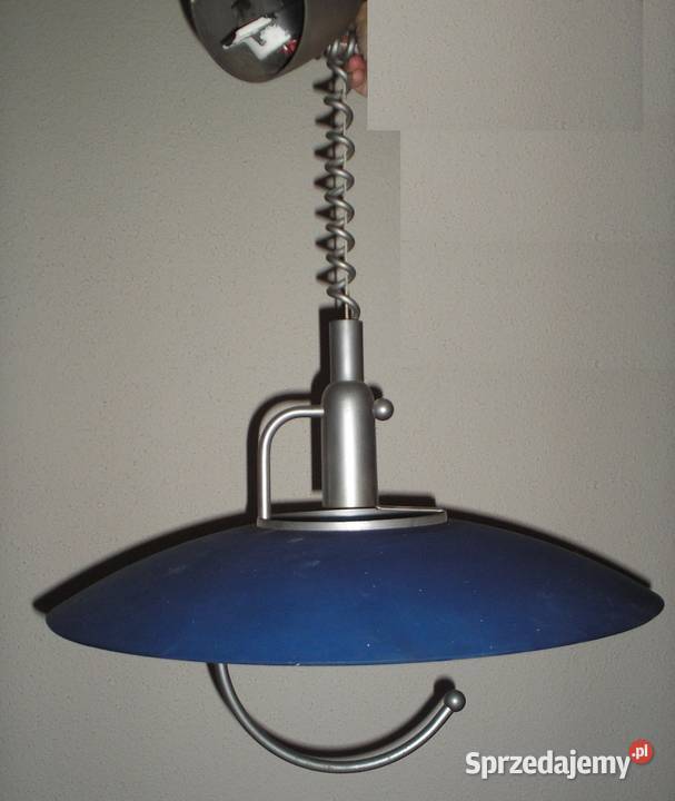 Niebieska lampa sufitowa Kraków