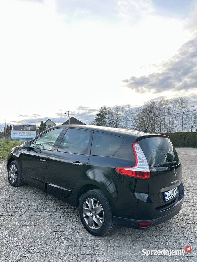 Renault Scenic 3 2011 16 benzyna czarny Wrząsowice
