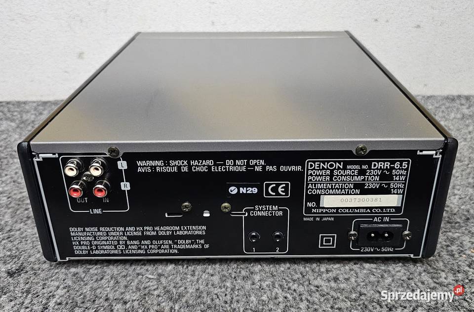 Magnetofon Denon DDR65 Stereo Cassette Deck Kraków