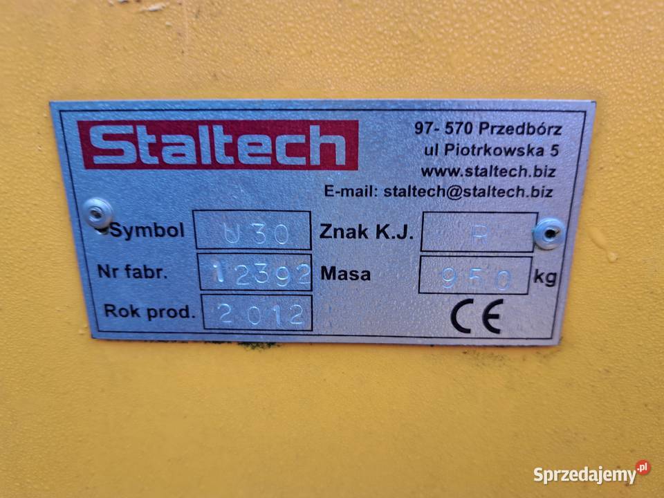 Brona talerzowa talerzówka Staltech 3 m Gizałki