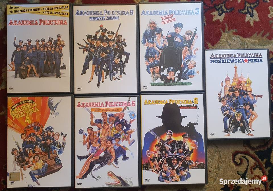 Akademia Policyjna 17 7 DVD Komplet z Edycja Katowice