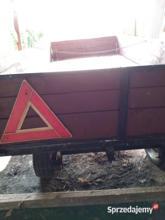 Przyczepaplatforma SAM do ciągnika rolniczego nieuszkodzony Frampol
