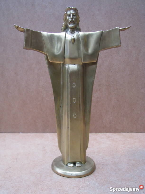 JEZUS CHRYSTUS ODKUPICIEL FIGURA Z BRĄZU małopolskie Kraków sprzedam