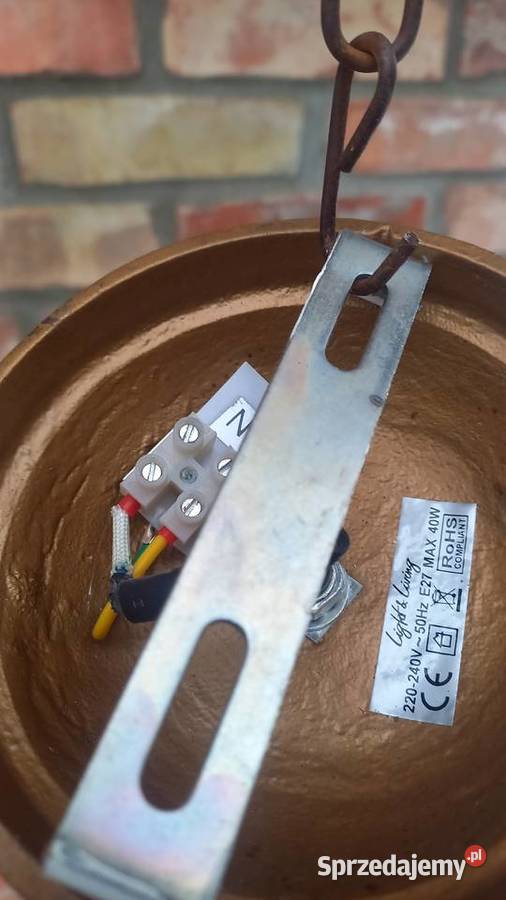 Żyrandol Industrialny loft Metalowy czarny Lampa Gawroniec sprzedam