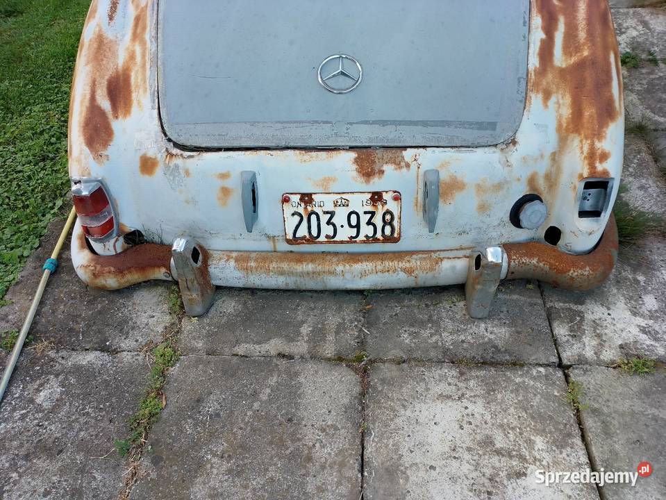 Mercedes 190 SL kierownicą znaczek sygnał podkarpackie Jarosław