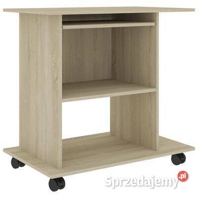 Biurko komputerowe dąb sonoma 80x50x75 802897 Warszawa sprzedam