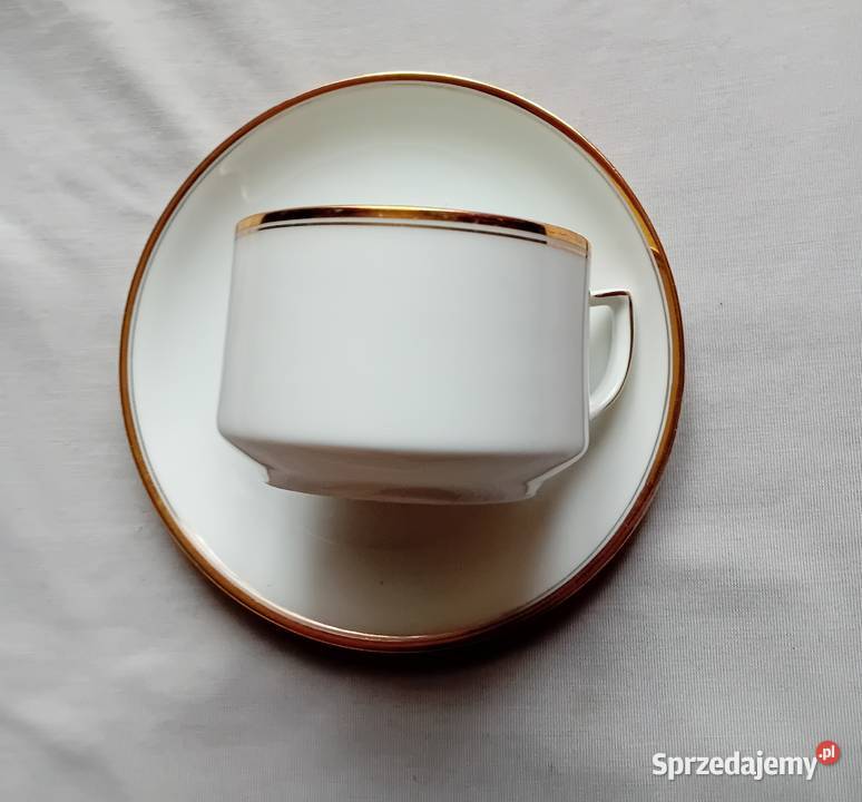 Filiżanka duo Sorau Carstens fason Edda Porcelana i szkło Koźminek