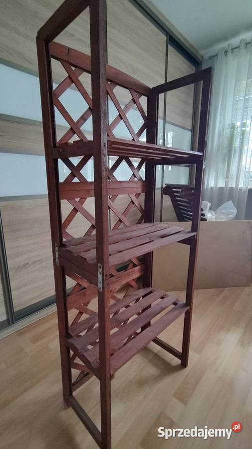 Stojak regał drewniany 140cm Braniewo