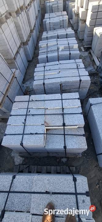 Płyty granitowe 600x300x60 mm granit strzegomski Wrocław sprzedam