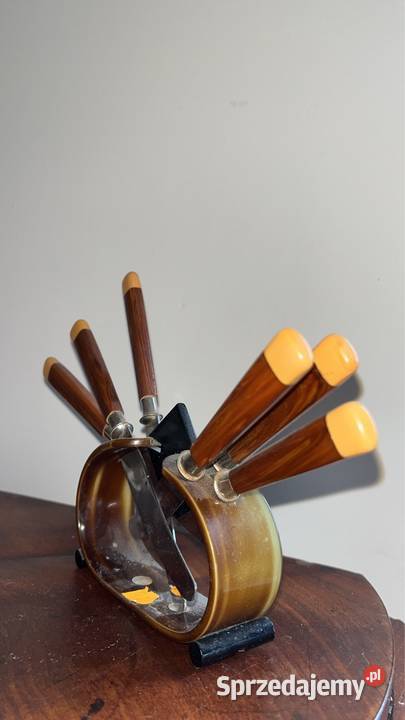 Nożyki do owoców na stojaczku 6 nożyków o dl 17 Gdańsk