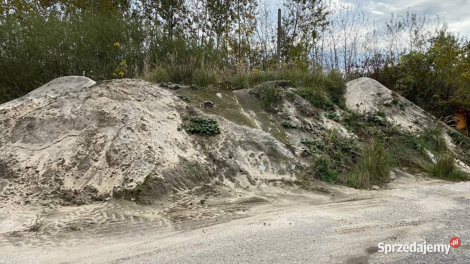 PIACH PIASEK ziemia na podsypki równanie terenu Wola Murowana