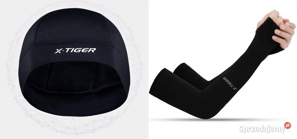Czepek Rękawy Letni Zestaw Sportowy XTIGER łódzkie sprzedam