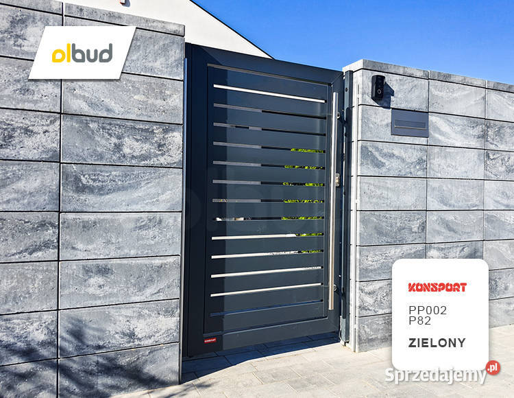 Ogrodzenie nowoczesne poziome KONSPORT P82 Hel