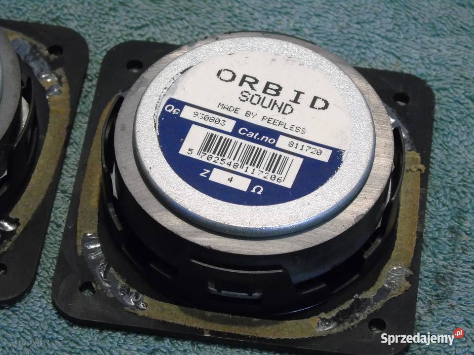 Duńskie głośniki Peerless ORBID wysokotonowe podkarpackie Jasło sprzedam