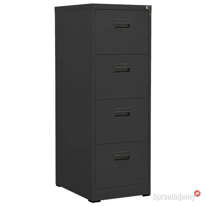 vidaXL Szafka kartotekowa antracytowa 46x62x133 Pozostałe Meble