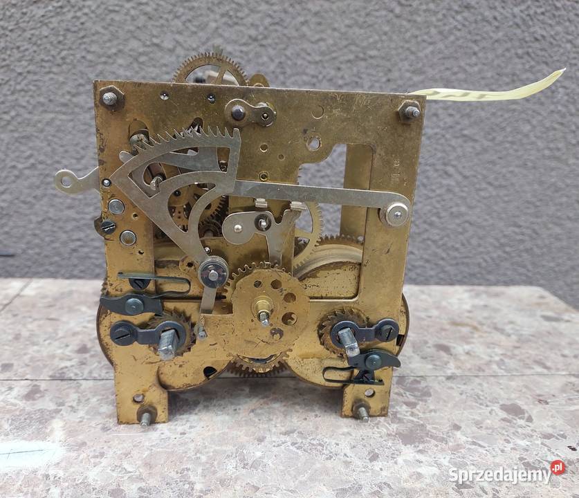 746 Mechanizm zegara ściennego Gustav Becker GB Tczew
