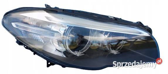 LAMPA PRAWY PRZÓD EU XENON BMW 5 F10 F11 LIFT Lampy przednie Części samochodowe Nowy Tomyśl