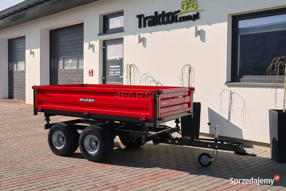 Przyczepa rolnicza dwuosiowa 25T z kiprem