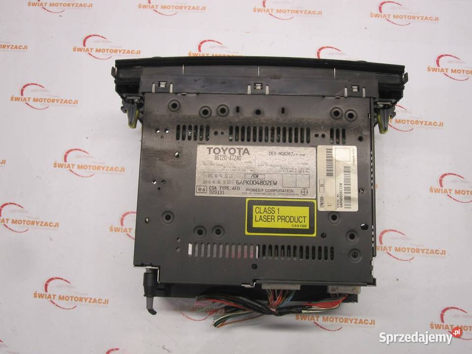 TOYOTA PRIUS II radio 8612047240 Kielce