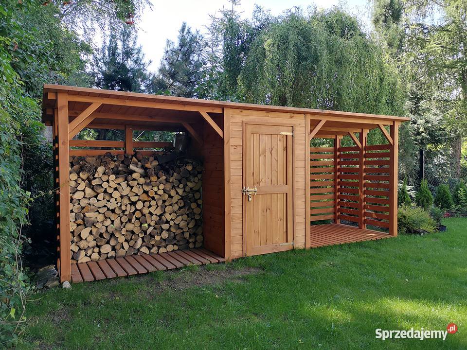 Drewutnia 2 x15m domek 15 x 15m drewutnia 2 x Kalety