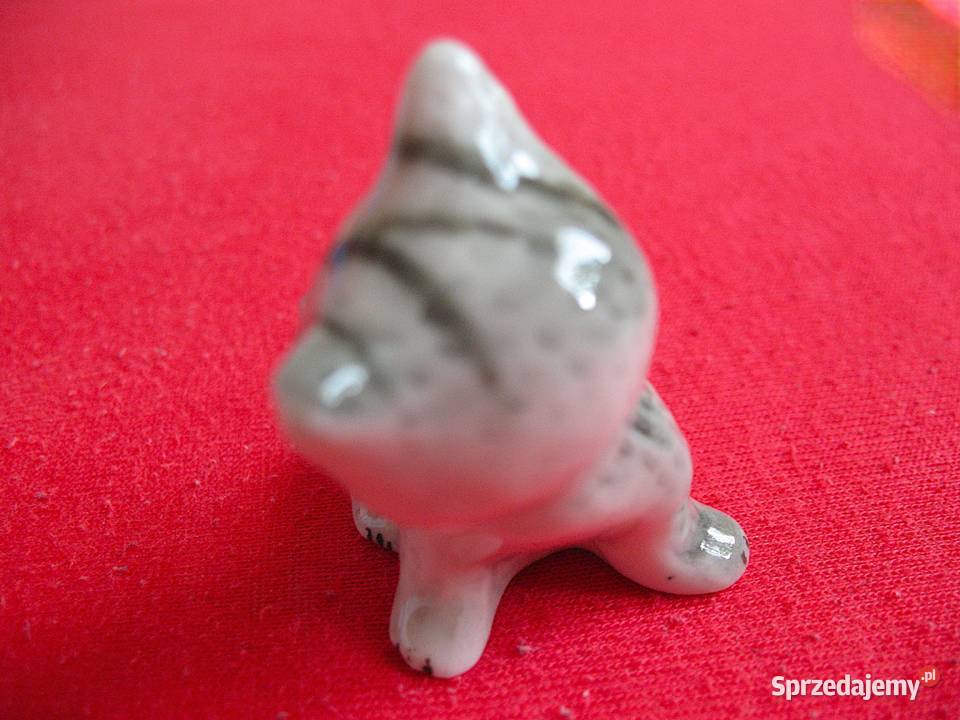Kot szary kotek porcelana 55 x 5 x 35 Miniaturka Siedlce
