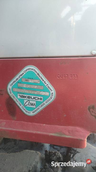 Koparka gąsienicowa TAKEUCHI 2150 R Leszno