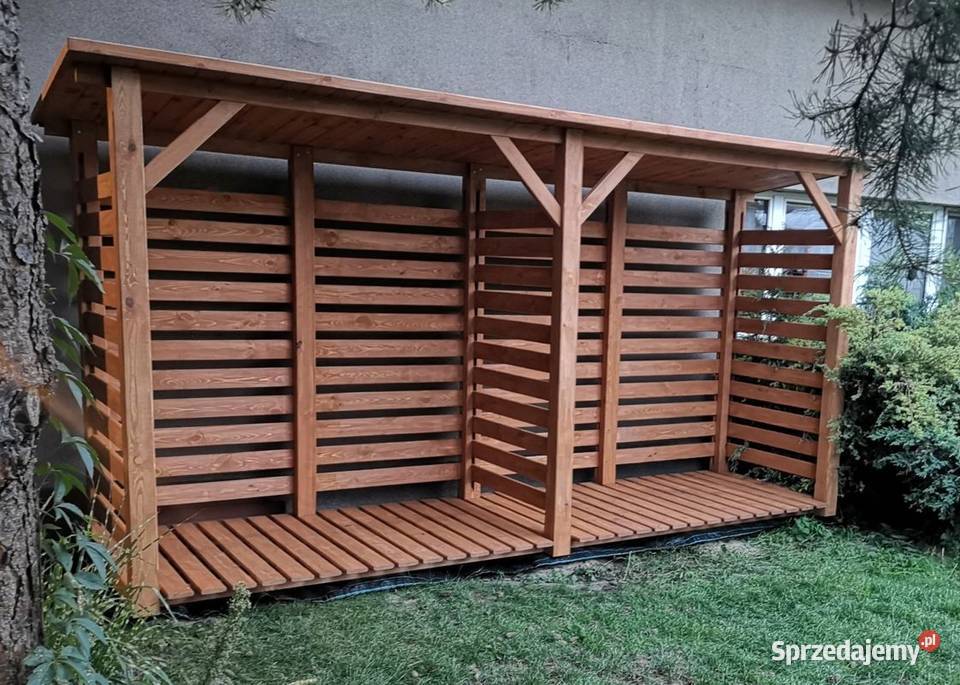 Drewutnia 2 x 11m drewutnia 2 x 11m z dachem śląskie Kalety
