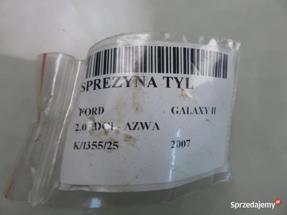 SPRĘŻYNY TYŁ FORD GALAXY II 20 TDCi małopolskie