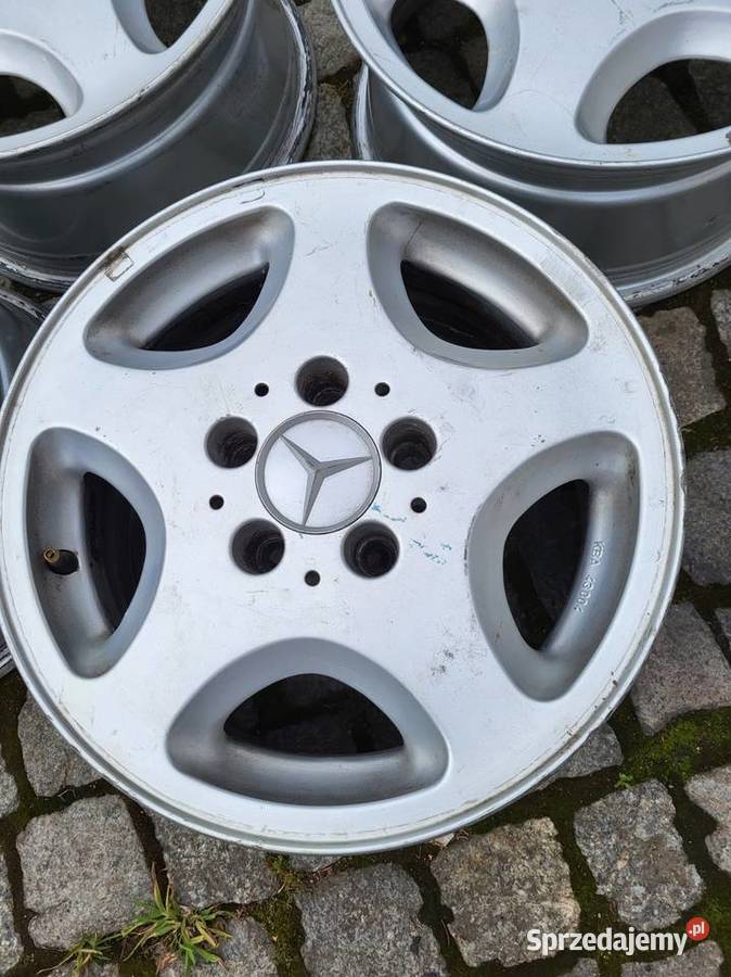 FELGI 4 SZTUKI 5X112 ALU MERCEDES 15 DEKIELKI aluminiowe