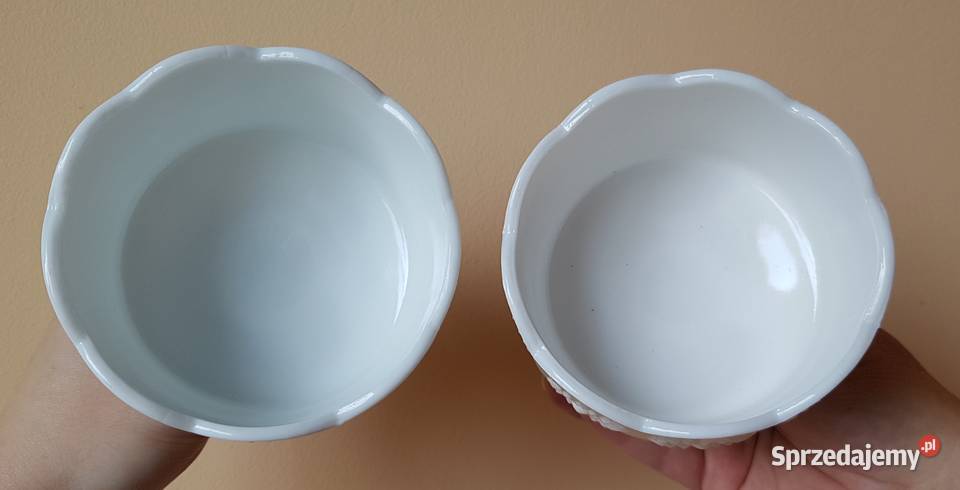 2 x pucharek Stokrotki lattimo Ząbkowice Dąbrowa Górnicza