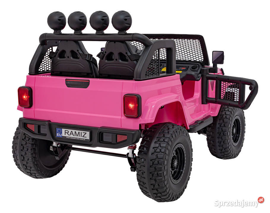 Auto na akumulator OFF ROAD 30 różowe EVA 4x35W