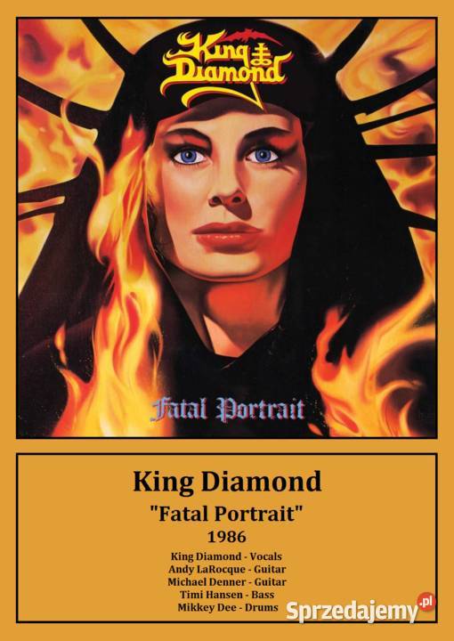 Plakaty A3 Rock Metal Mercyful Fate King Diamond Kraków