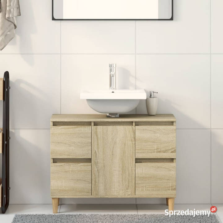 Szafka pod umywalkę dąb sonoma 80x33x60 WM849665 mazowieckie Warszawa
