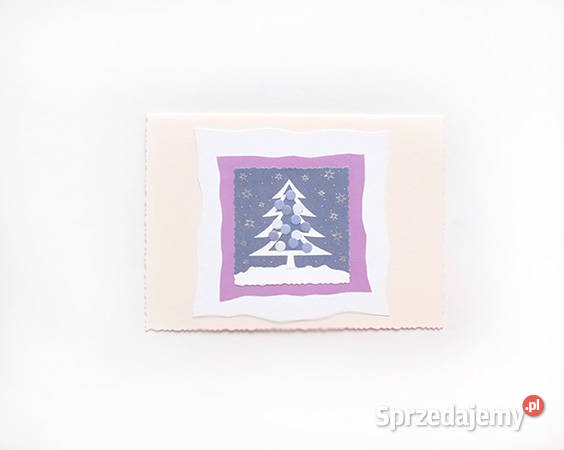 choinka kartka na Boże Narodzenie świąteczne sprzedam