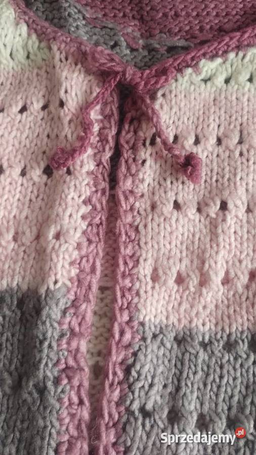 Kamizelka damska na drutach 48 Pozostałe Kolbuszowa sprzedam