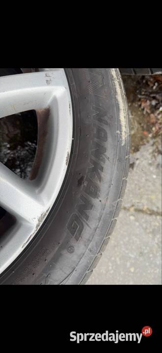 Oryginalne felgi aluminiowe VW 16 opony 21555 Średnica 16" Szprotawa