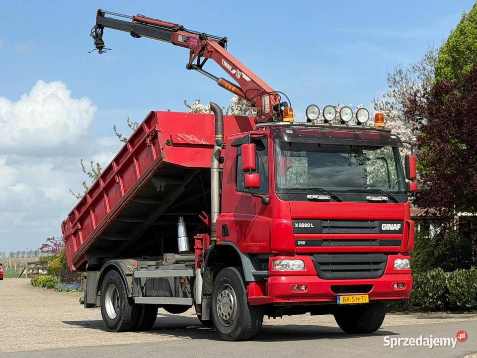 Wywrotka 4x4 z dzwigiem Daf CF mazowieckie Warszawa sprzedam