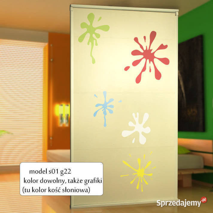 lekka ścianka rozporowa przegroda parawan Prosty