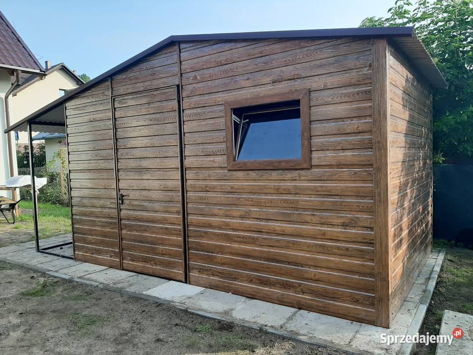 Garaż Blaszany Blaszak 3x5 TANIO Garaże Blaszane 460zł/m2 Głubczyce