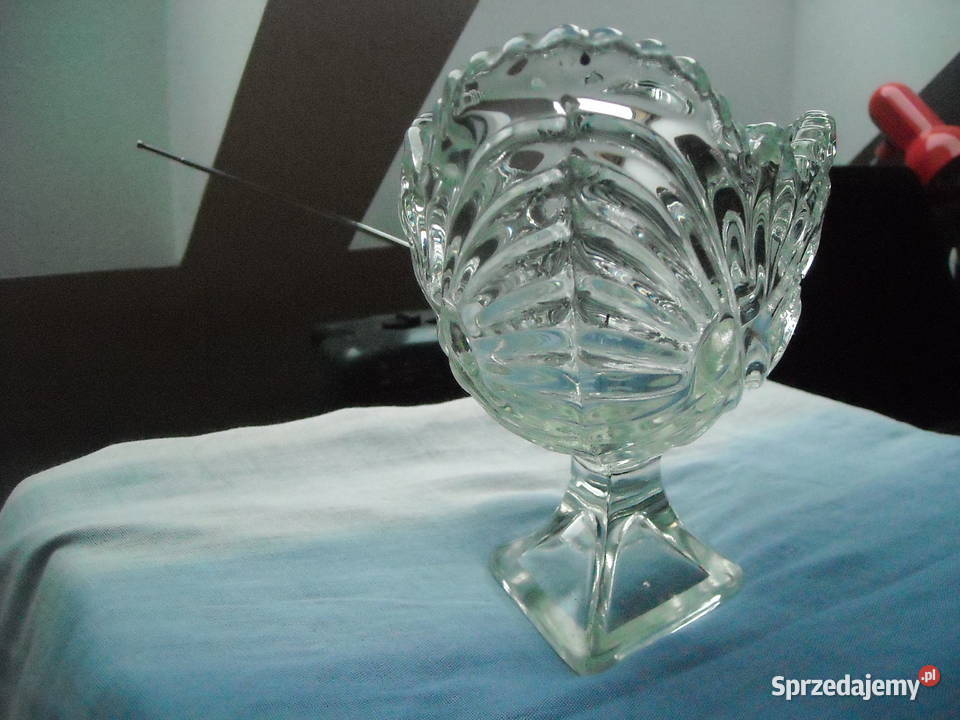 Żardinera na stopie Porcelana i szkło Zielona Góra