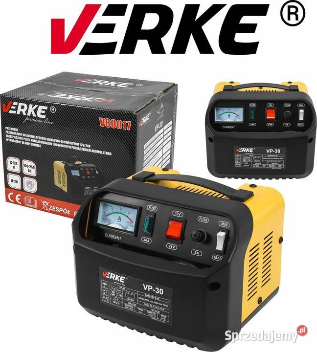 Prostownik akumulator ładowarka 1224V VP30 Verke Chmielnik