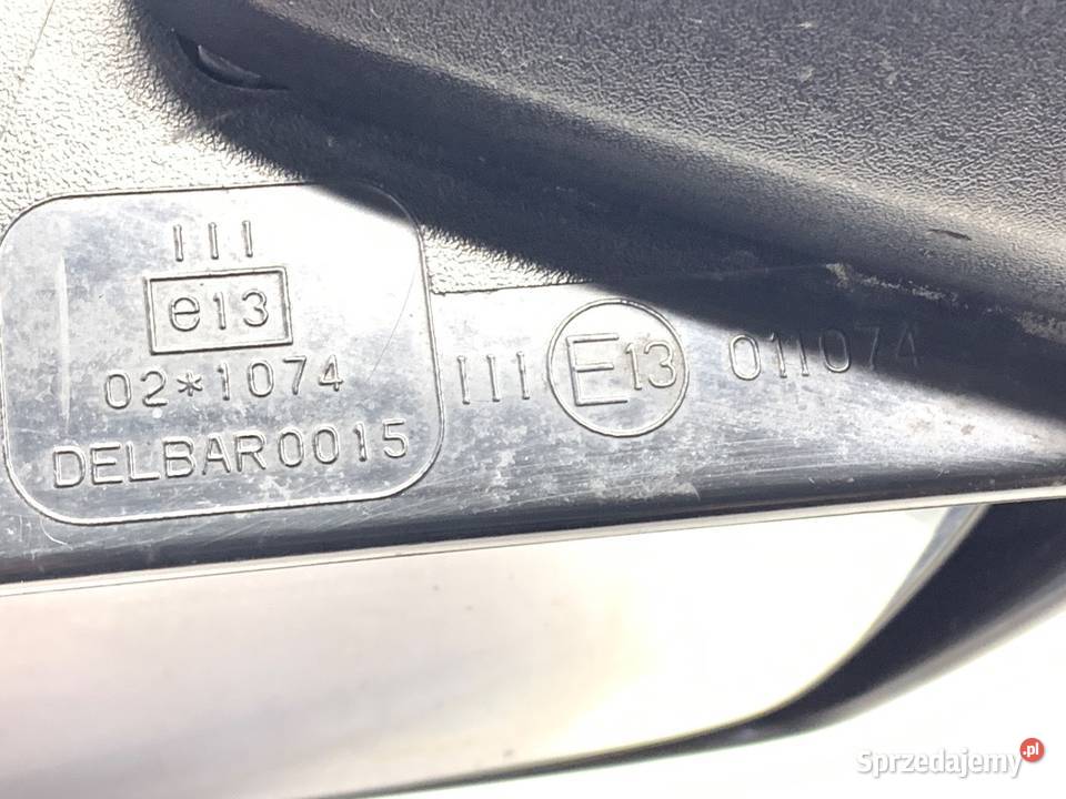 LUSTERKO PRAWY DODGE CALIBER Hatchback CZARNY osobowe Lusterka zewnętrzne